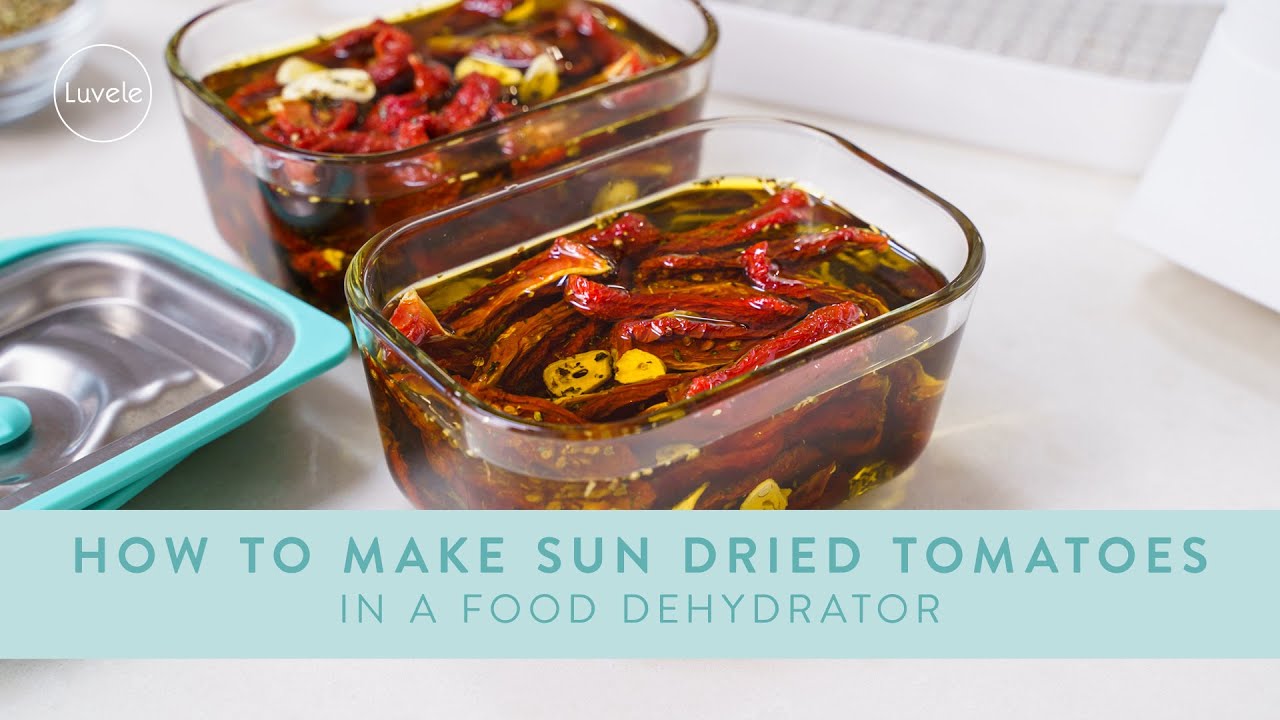 How to make SUN DRIED TOMATOES in a FOOD DEHYDRATOR