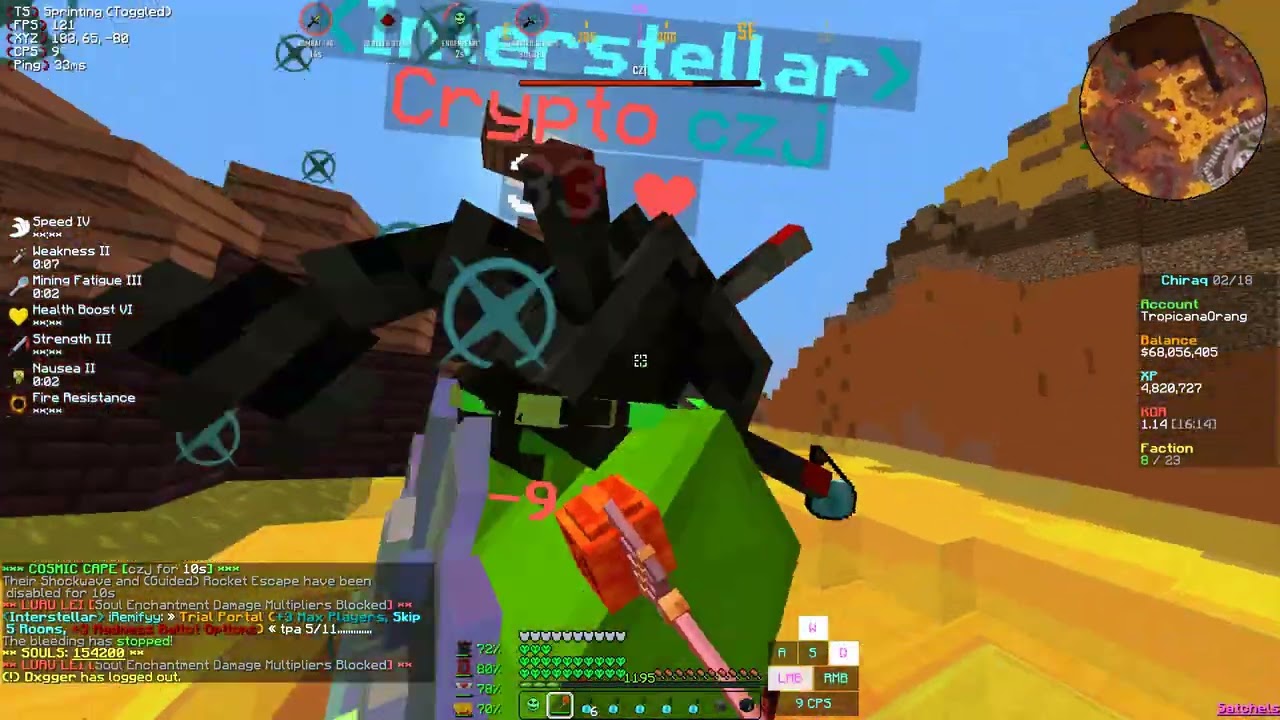 WASHED PLAYER COMES BACK TO COSMICPVP (I CANT AIM!!!)