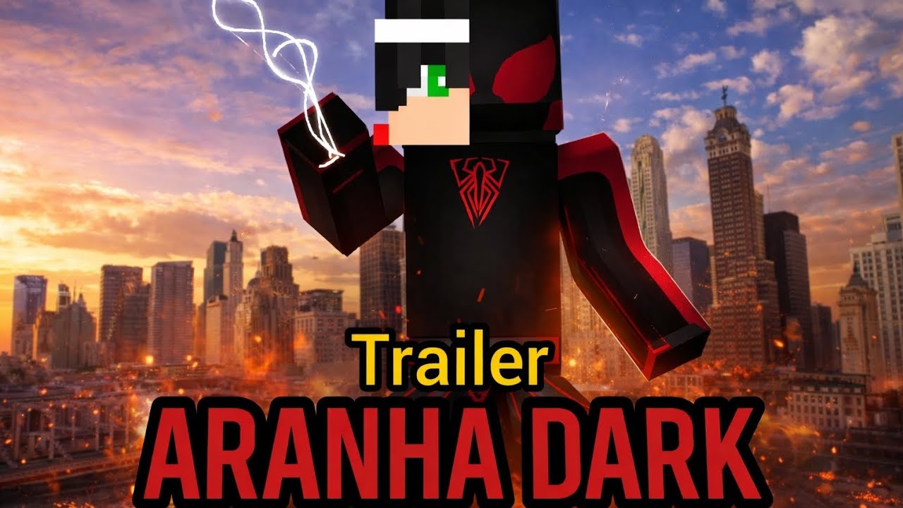 Aranha dark trailer Minecraft oficial 
