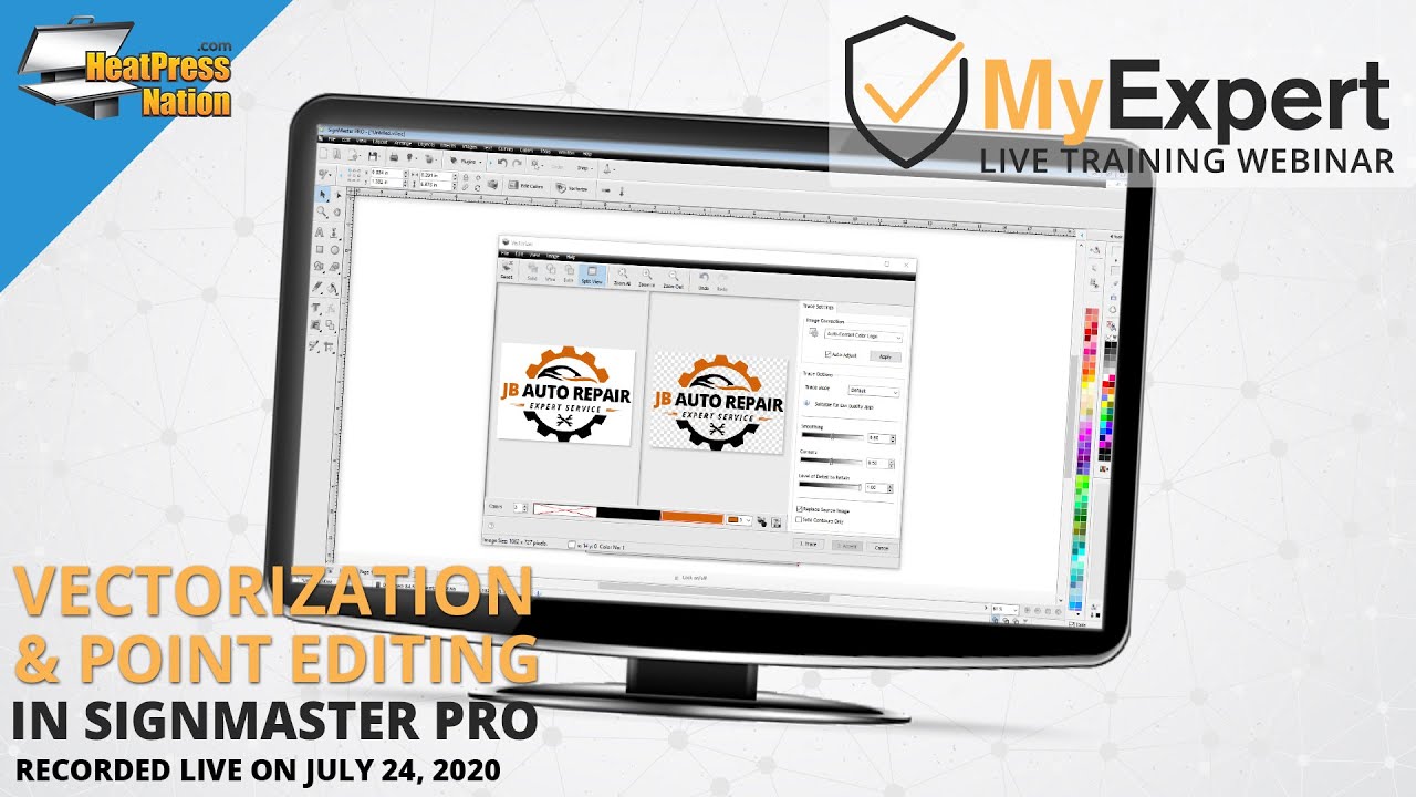 Vectorization & Point Editing in SignMaster Pro