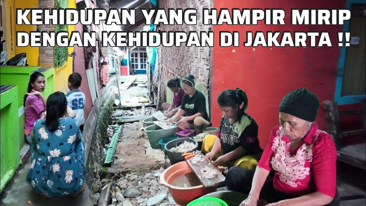 BLUSUKAN DI PERMUKIMAN PADAT KOTA BANDAR LAMPUNG INDONESIA !! | Real life in indonesia