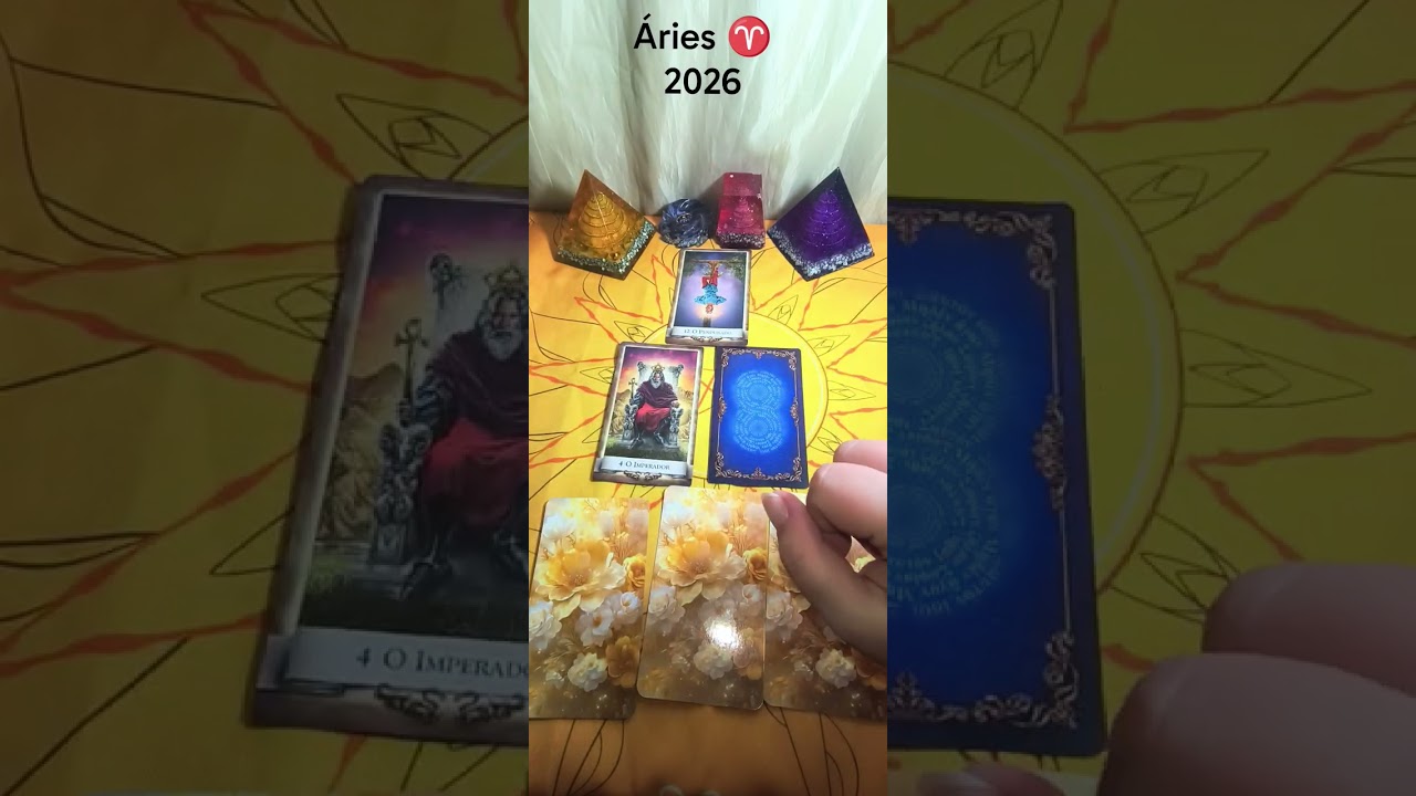 Signo de Áries. Leitura  do novo ano de 2026 #Áries #intuição #previsões #tarot #signos