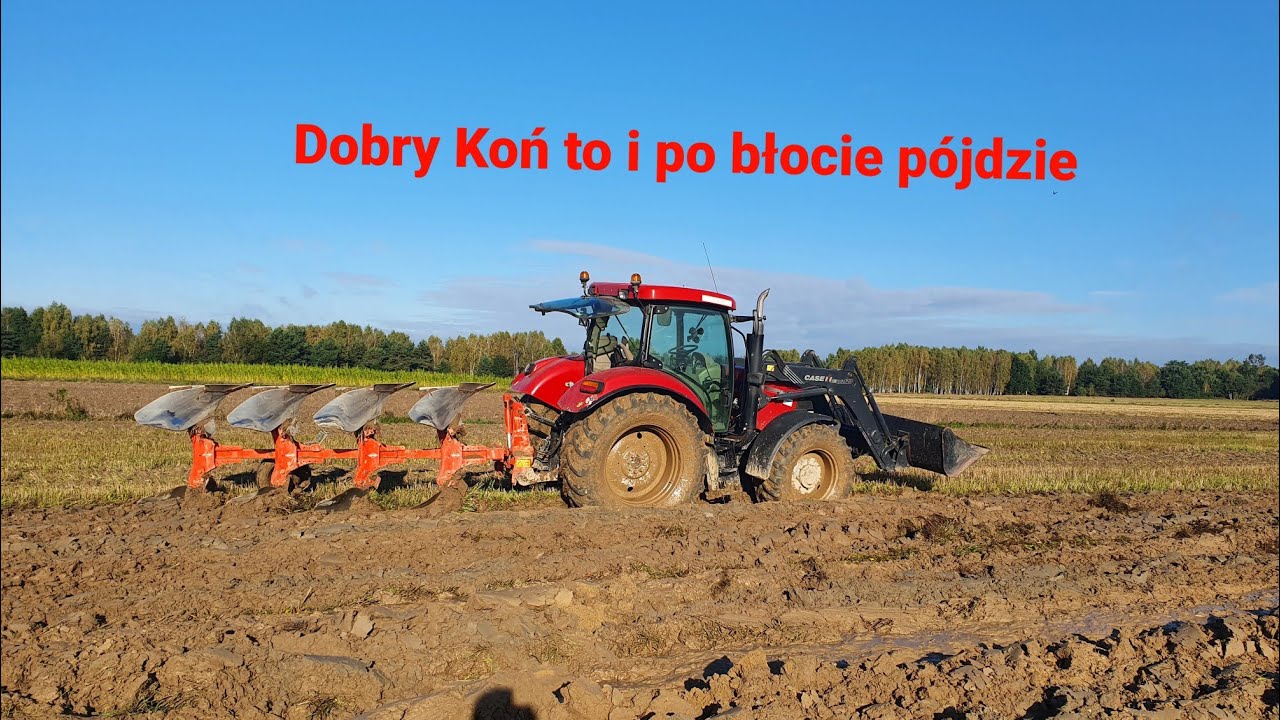 Vlog #38 - Czas na orkę. Maxxum 110 w akcji. Mokro, oj mokro.