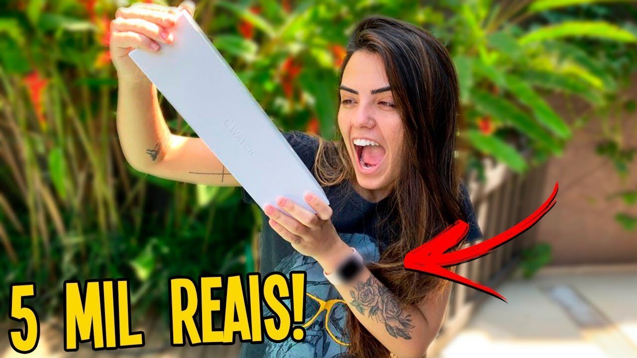 Comprei um relógio de 5 MIL REAIS! (APPLE WATCH SERIES 4)😱😱