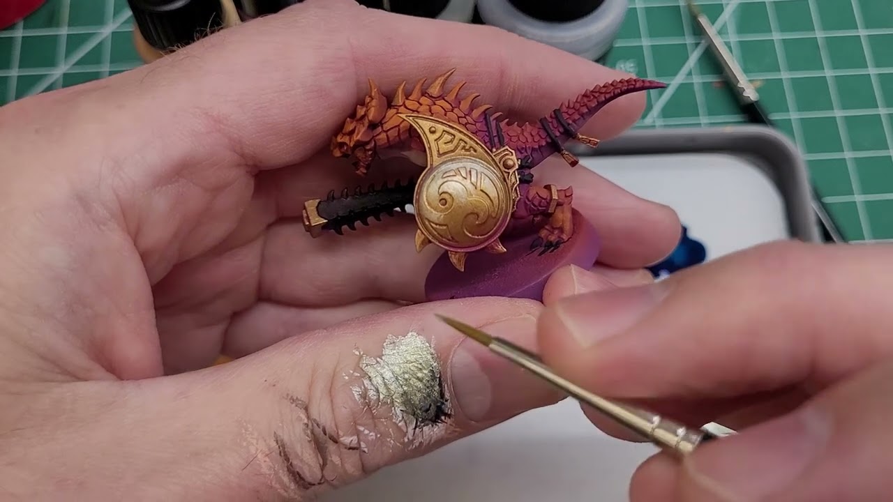 How to paint Warhammer Gold with only a few steps!