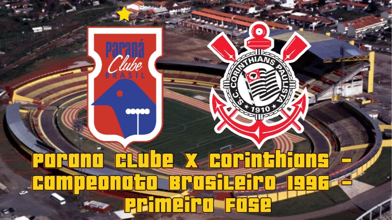 Paraná Clube x Corinthians - Campeonato Brasileiro 1996 - Primeira Fase - JOGO COMPLETO