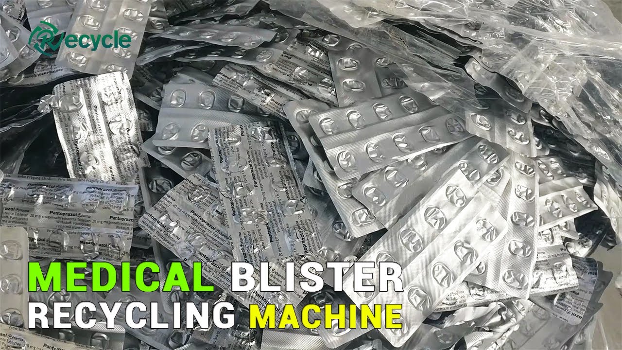 Medical Blister Pack Scraps Separation Machine Aluminum Plastic Recycling Plant