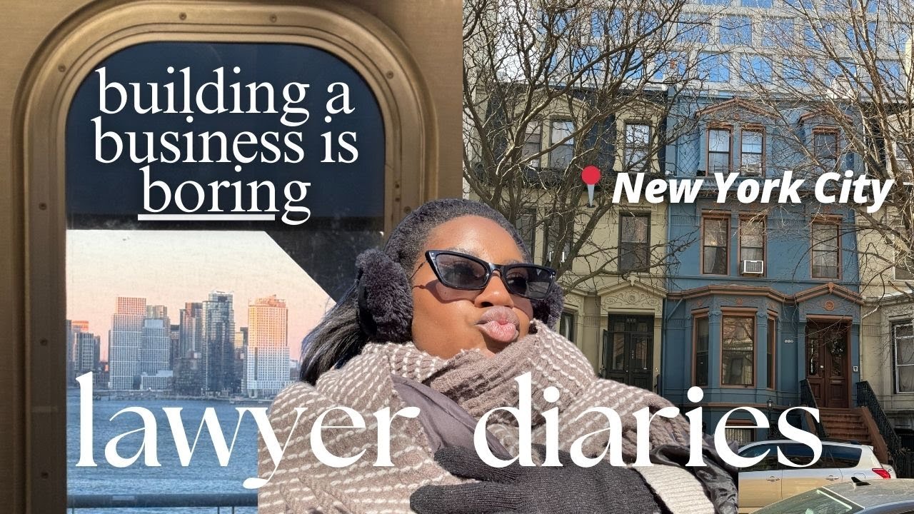 LAWYER DIARIES | building a new business in NYC, work week as a legal consultant for creators