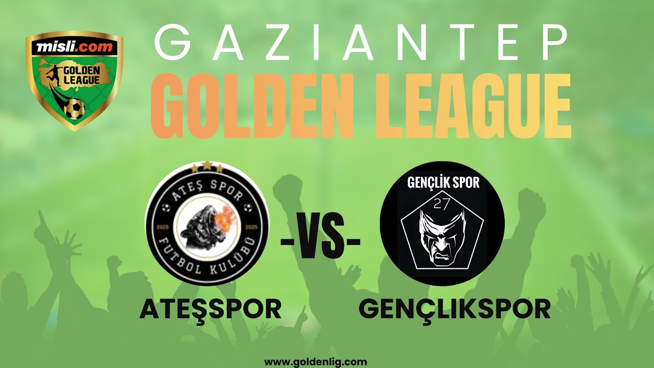 Ateşspor - Gençlikspor Golden League Gaziantep 3.hafta