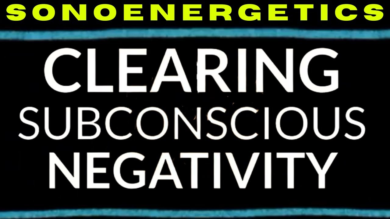 dissolve negative thoughts - repatern toxic loops - SonoEnergetics&trade; session