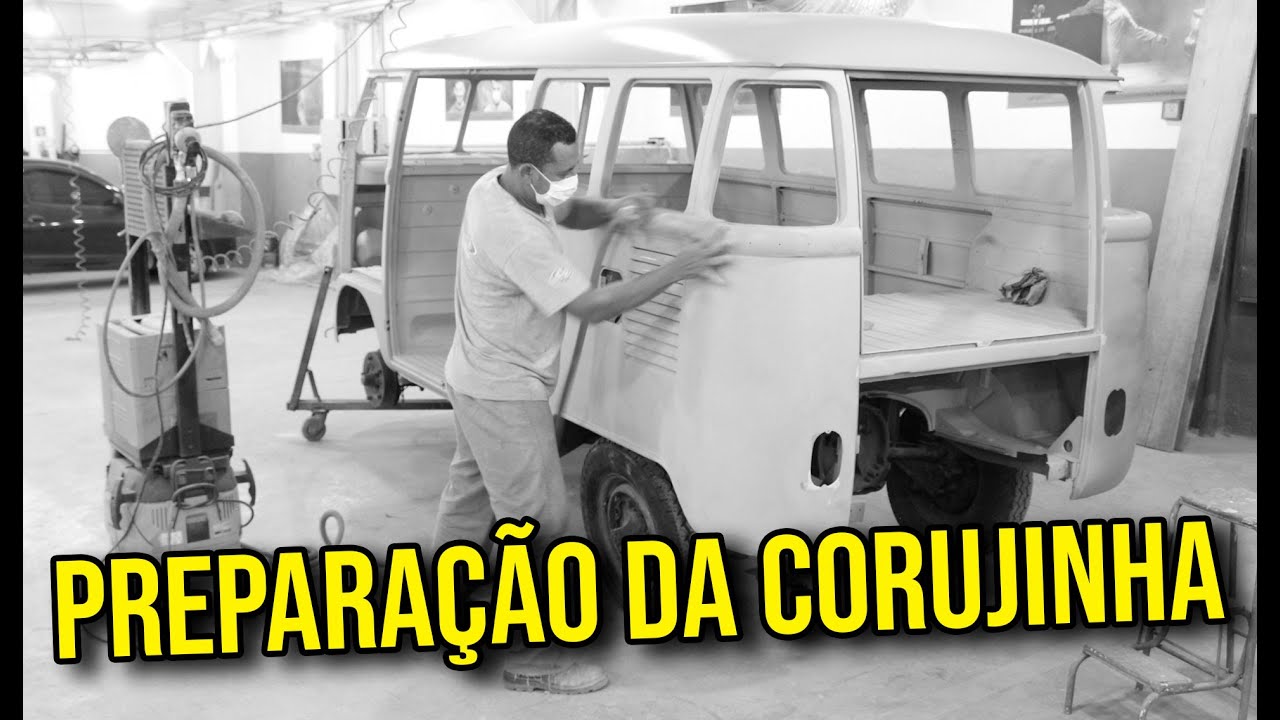 PREPARAÇÃO + PINTURA DO INTERIOR DA KOMBI CORUJINHA #EP04