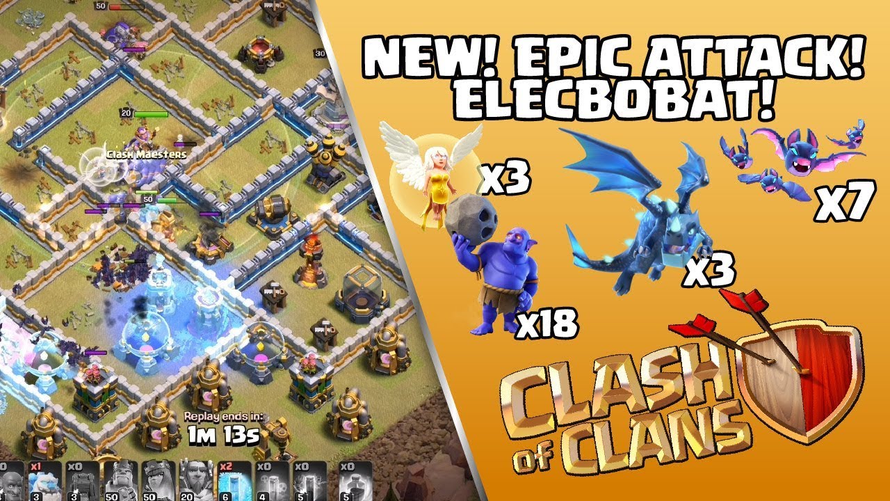 NEW! EPIC ATTACK! ELECBOBAT! TH12