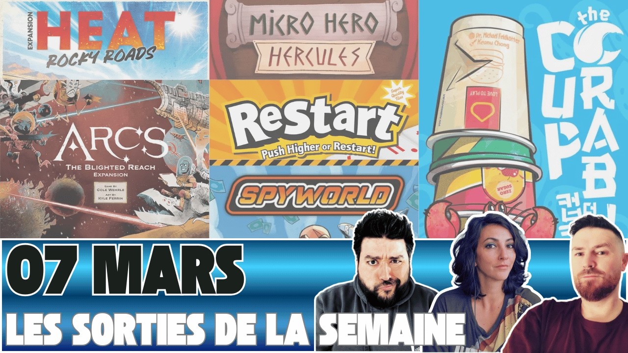 RESTART , MICRO HERO, HEAT...  Le tour des sorties de la semaine.