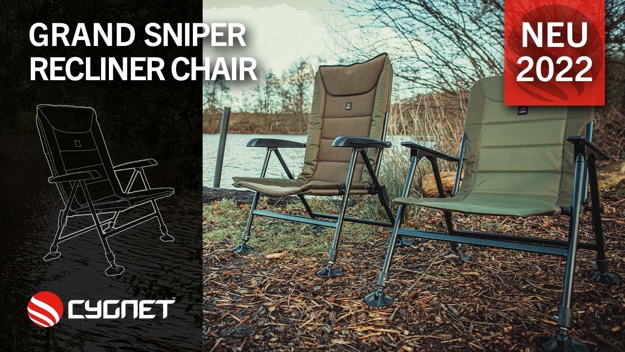 NEU 2022: Grand Sniper Recliner Chair von Cygnet Tackle | Karpfenstuhl | Karpfenangeln