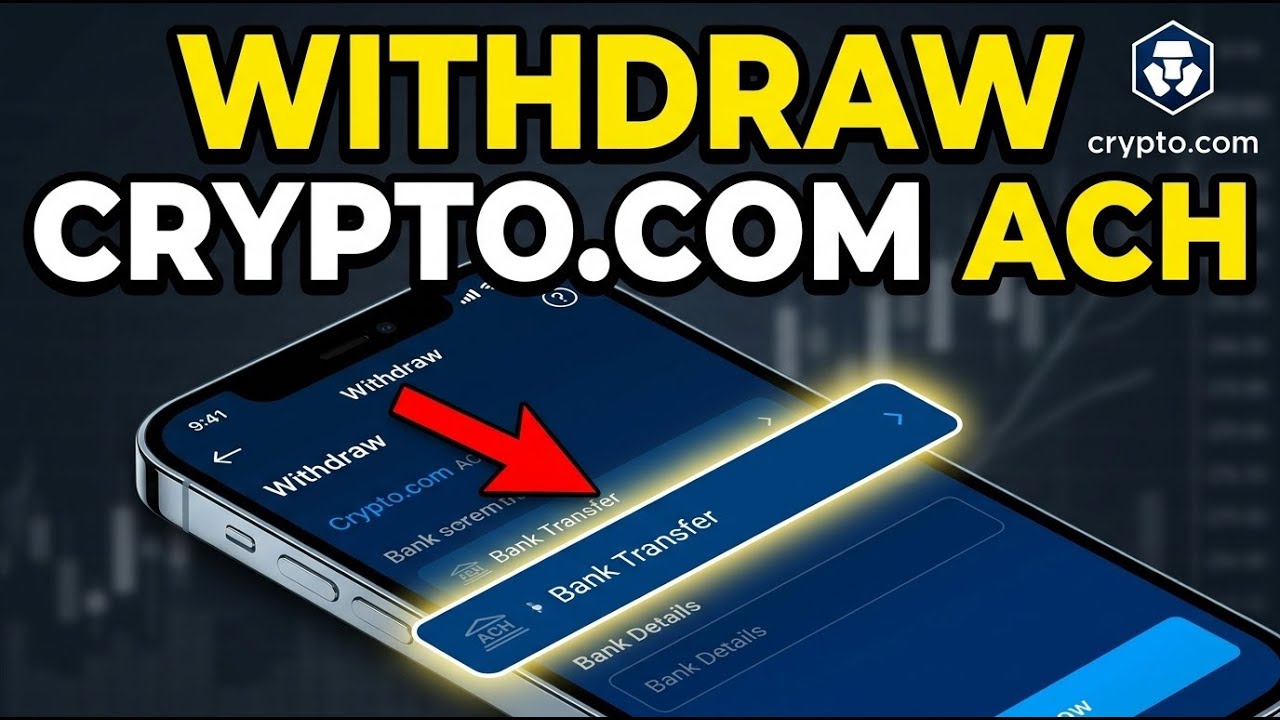Как вывести средства с Crypto.com через ACH и банковский код &mdash; Полное руководство