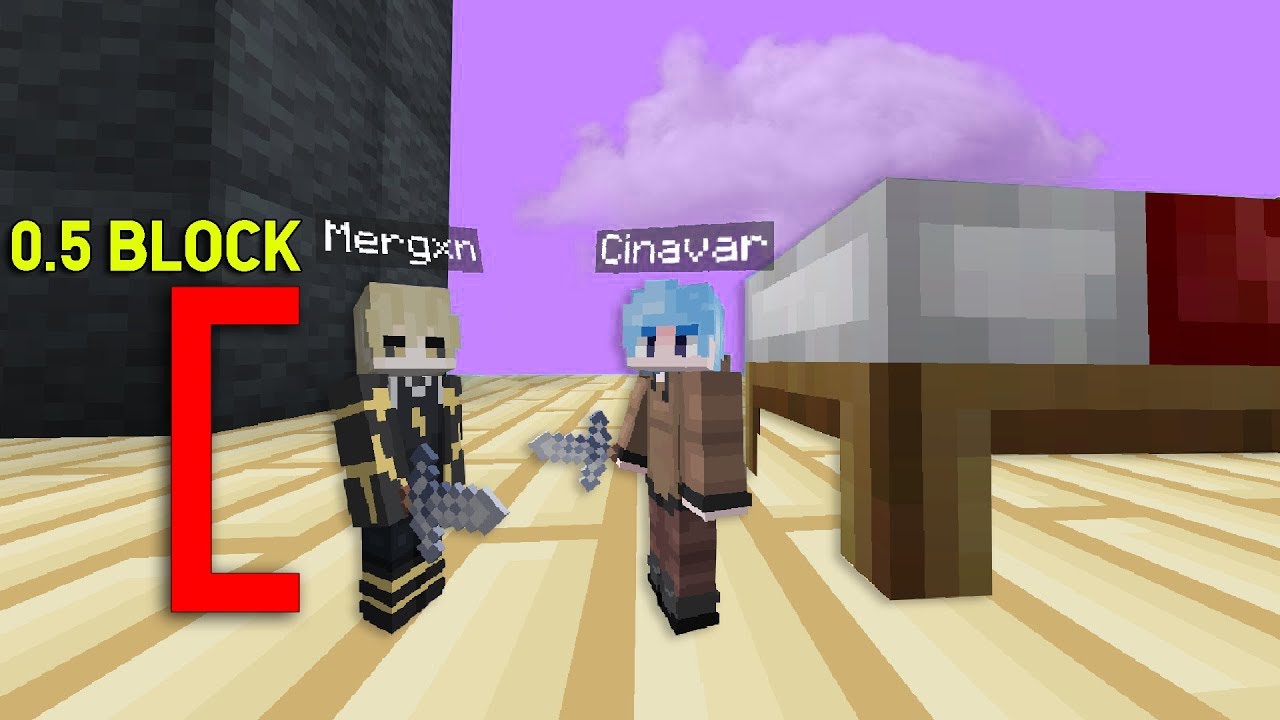BEDWARS AMA ÇOK KÜÇÜK w/ 