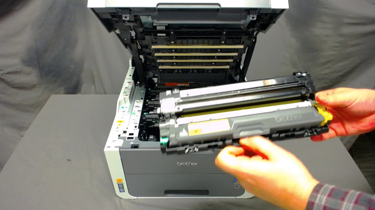 Как заменить тонер в MFC9130CW