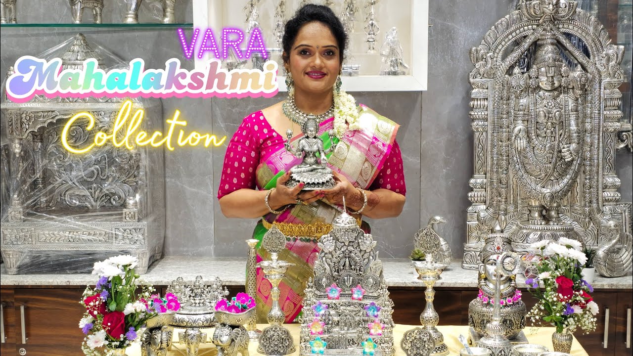 Sravana Vara Mahalakshmi Episode | Silver exclusive pooja collection