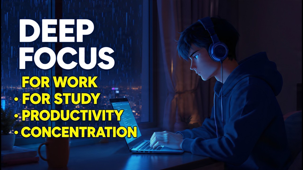🔴 LIVE Deep Focus Ambient | Smooth Background Music for Clear Thinking