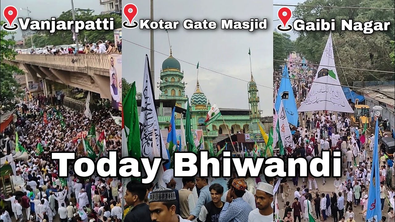 Bhiwandi juloos 12 rabi ul awal | Addy ar vlog | bhiwandi YouTuber