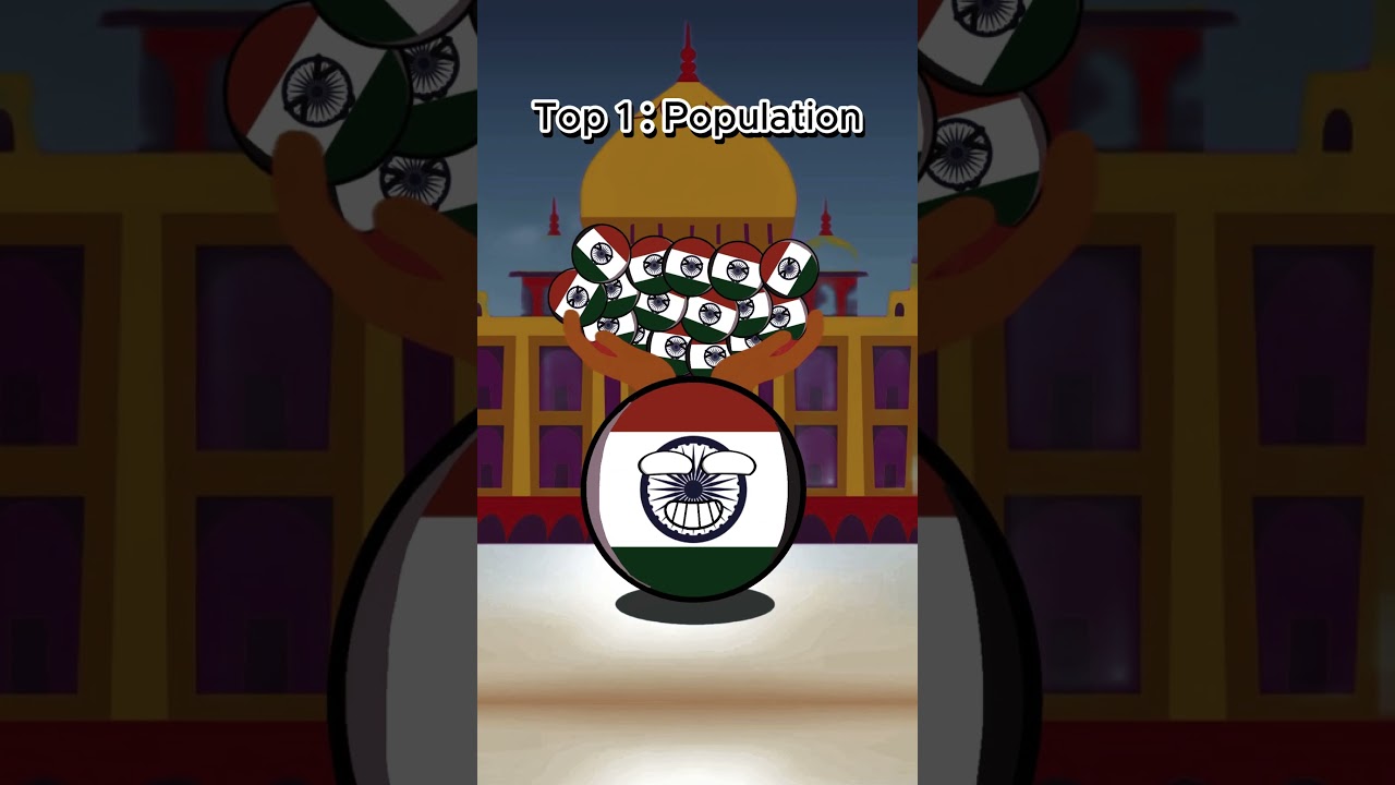 Top 1 of the countries  #countryballs #usa #brasil #russia #india #china #sweden