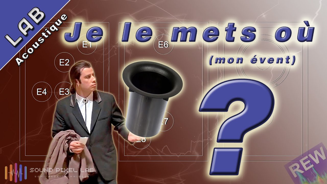 Le placement de l'évent et son optimisation