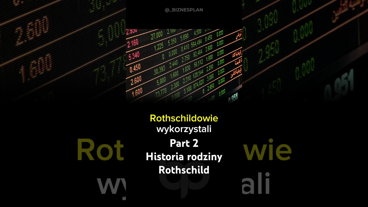 Historia rodziny Rothschild Part 2 🙌🎯