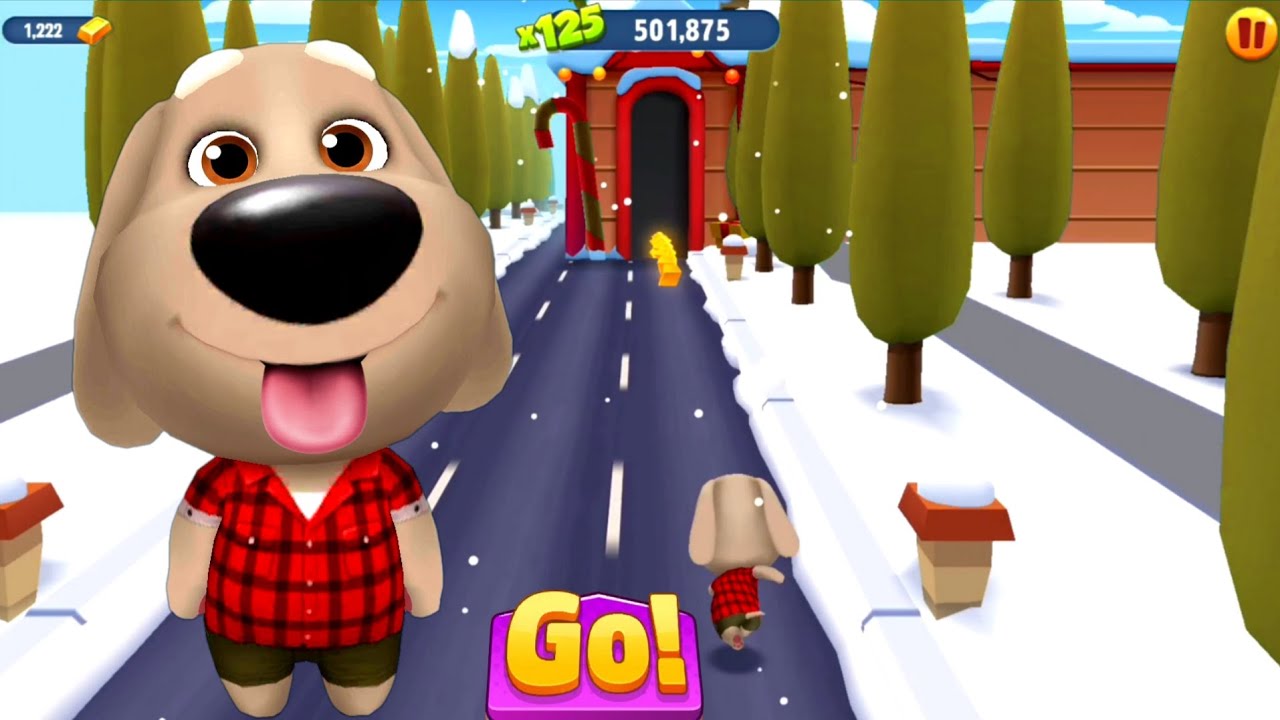 Talking Tom Gold Run Gameplay - Original Talking Ben vs Raccoon vs Christmas 2021