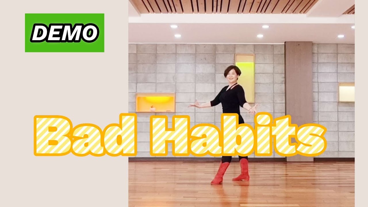 ♥Bad Habits line dance♥Intermediate level/KoSCAA 강릉지부