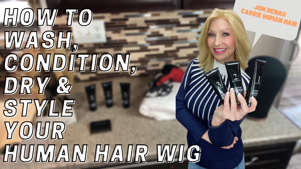 Let's Talk How To Wash Your Human Hair Wig, Carrie by Jon Renau in the color 14/26