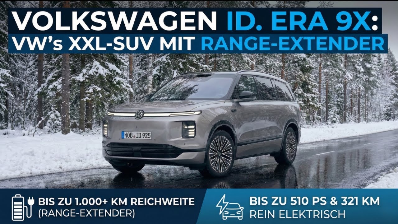 VW ID. Era 9X: Mehr als 1.000 km Reichweite?