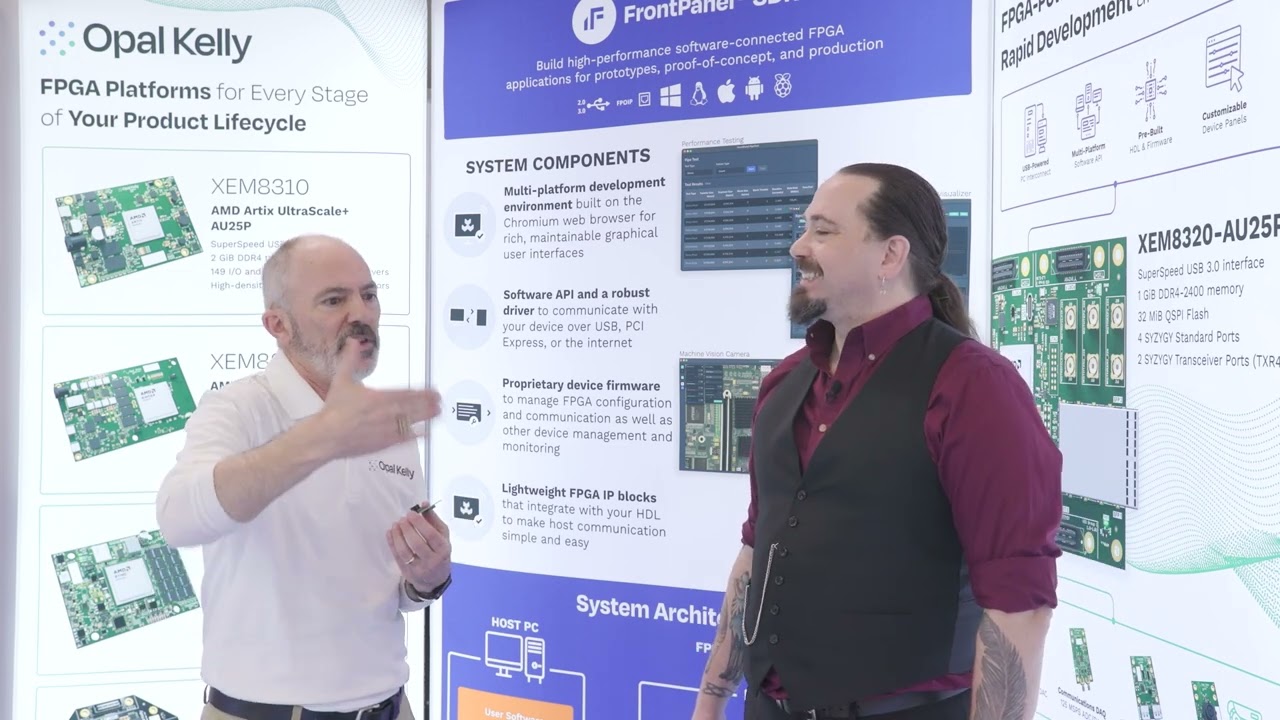 Опал Келли на конференции Embedded World 2026.