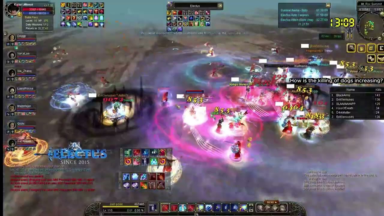 Electus Online Survival Guld War vs Cheating BA'RANDOMS' xD