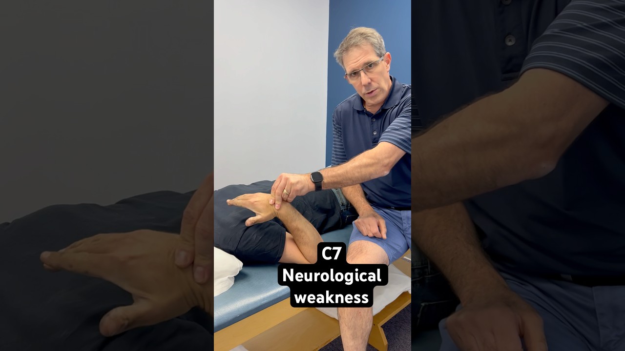 🔥C7 NRC can cause weakness in the triceps. Here is a classic case of &ldquo;painless weakness&rdquo; #nerve