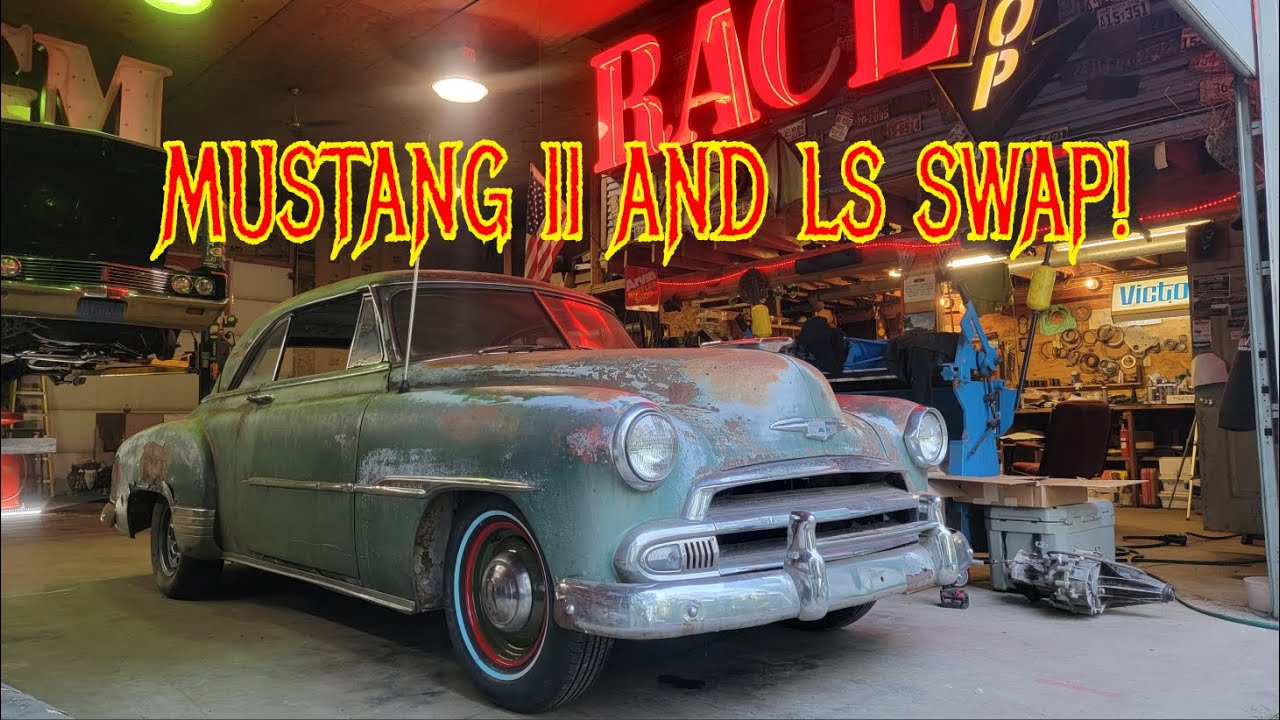 Замена подвески на Chevrolet Bel Air 5.3 LS 1951 года и Mustang II