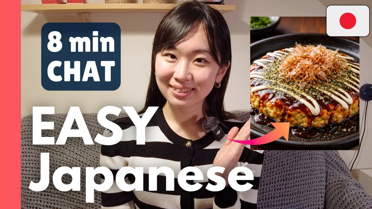 Japanese Listening Practice for Beginners | Cooking Okonomiyaki 🇯🇵JLPT N5 N4