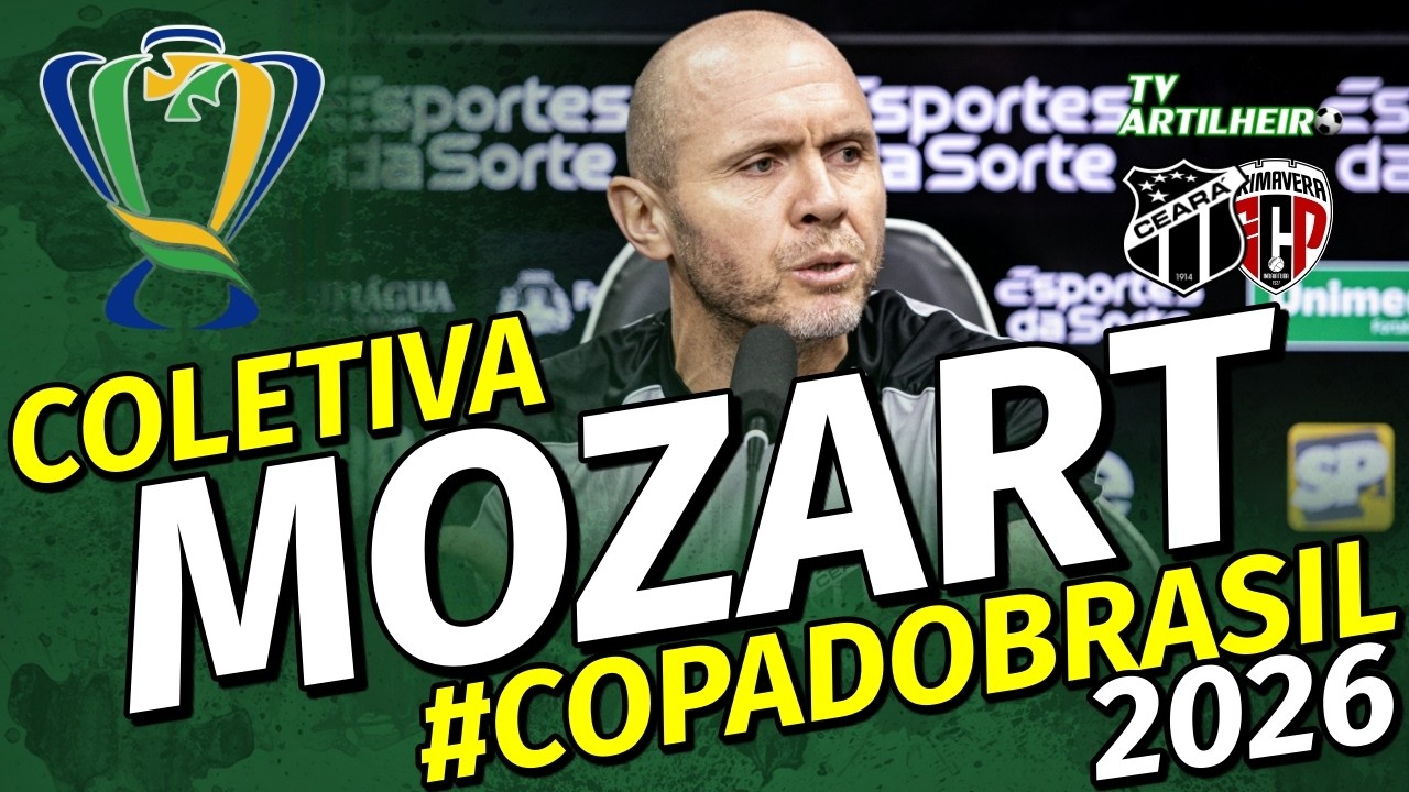 [Copa do Brasil '26] Coletiva Mozart Santos | Pós-Jogo Ceará 2 X 1 Primavera/SP | TV ARTILHEIRO