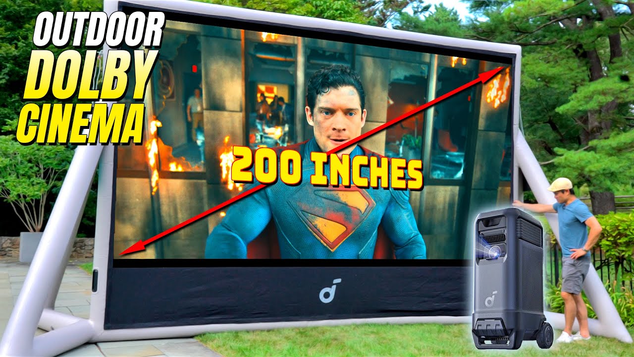 Outdoor Dolby Vision & Dolby Atmos Mobile Theater! Nebula X1 Pro