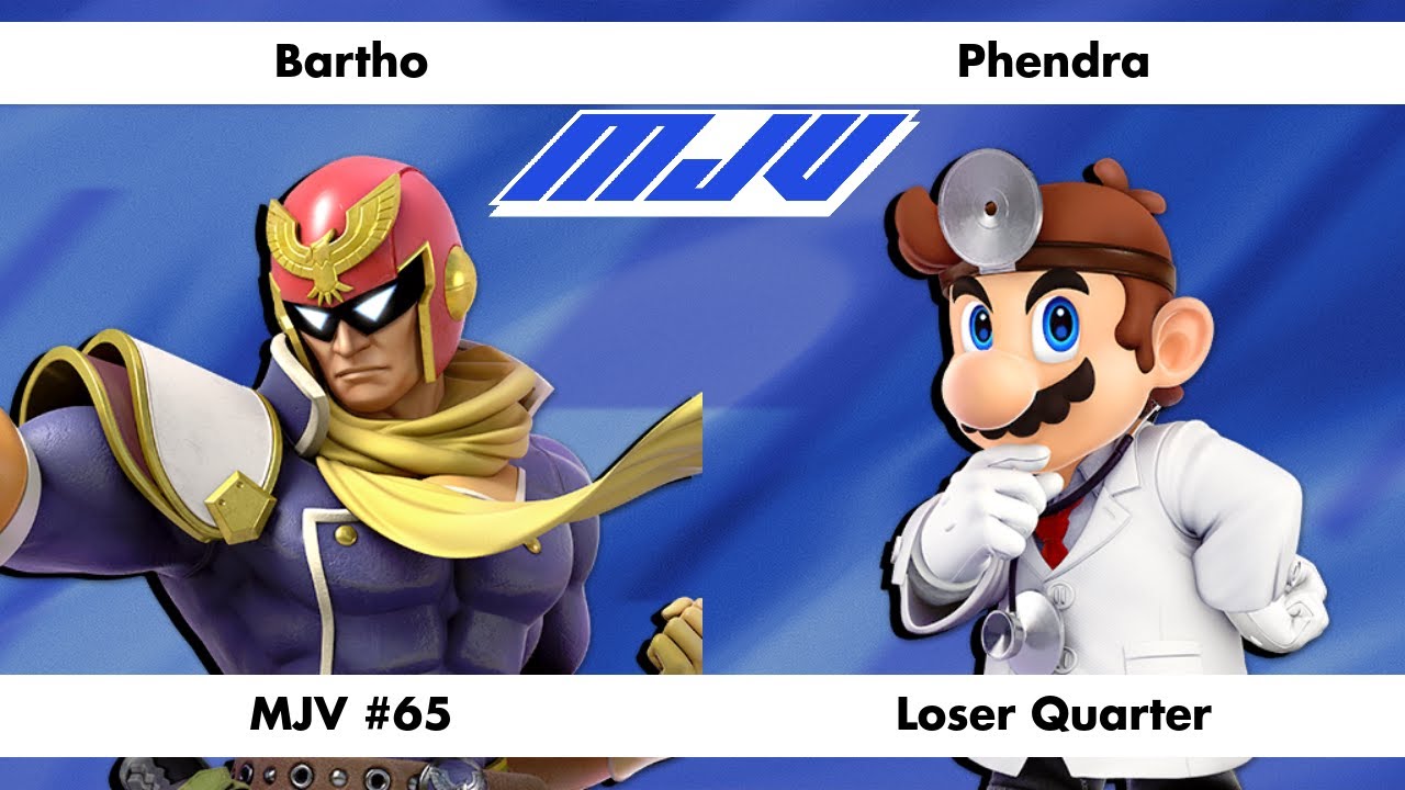 MJV #65 - Bartho (Captain Falcon) Vs. Phendra (Dr Mario) - Loser Quarter