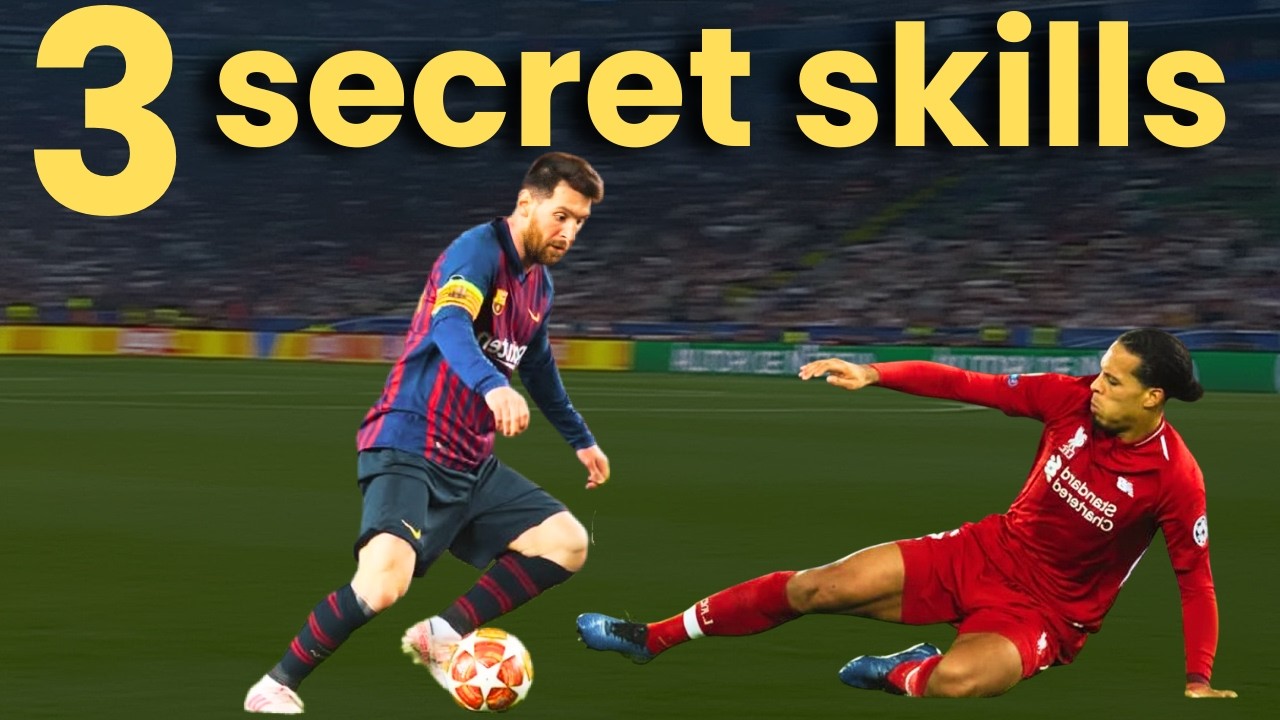 3 SECRET Messi Skills to DESTROY Any Defender 