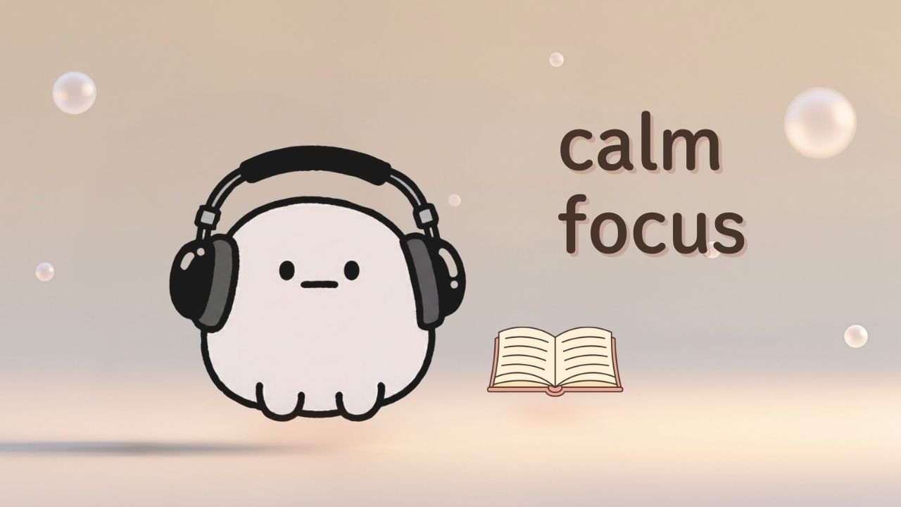 calm focus –  soft study music (study, work & relax）