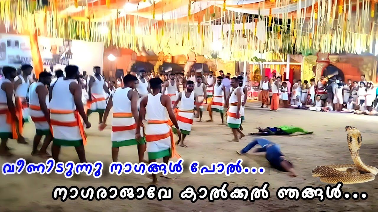 വീണിടുന്നു നാഗങ്ങൾ പോൽ...🐍നാഗരാജാവേ കാൽക്കൽ ഞങ്ങൾ...🐍🥺|Chettikulangara Kuthiyottam Vazhupadu|2023