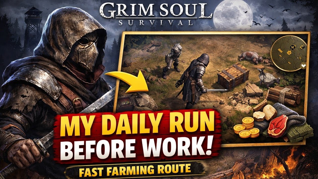 Grim Soul Survival &ndash; My Daily Run Before Work | Fast Farming Route
