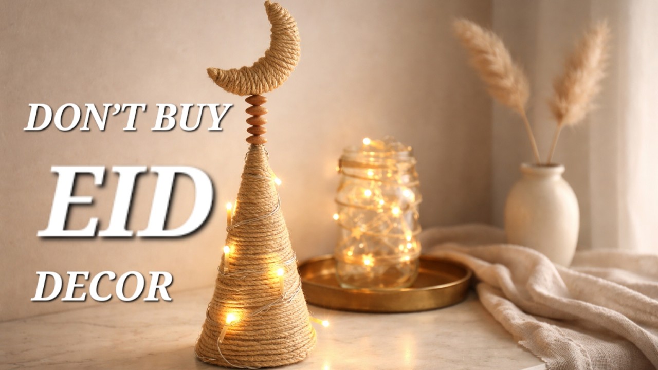 DIY Glowing Eid Decor | Luxury Ramadan Decoration on a Budget