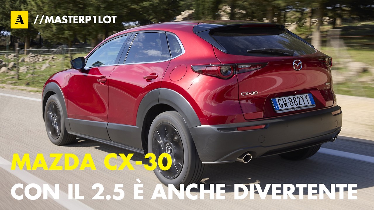 Nuova Mazda CX-30 2025 | Ecco il motore 2.5 da 140 CV. Da 30.450 euro [ENG Audio]