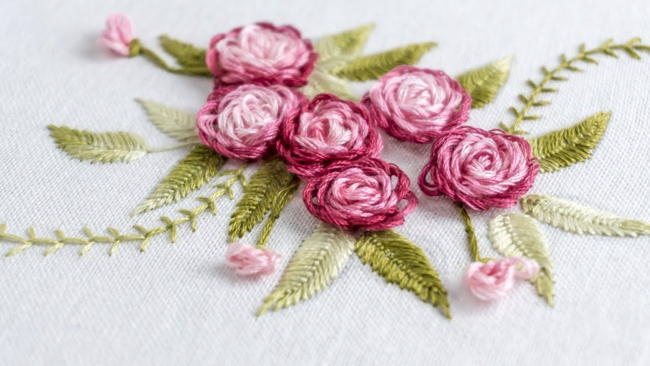Hand Embroidery: Stitch Your Flower Patterns with HandiWorks