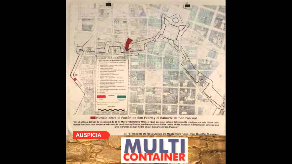 Mapa actual de la ciudad de Montevideo