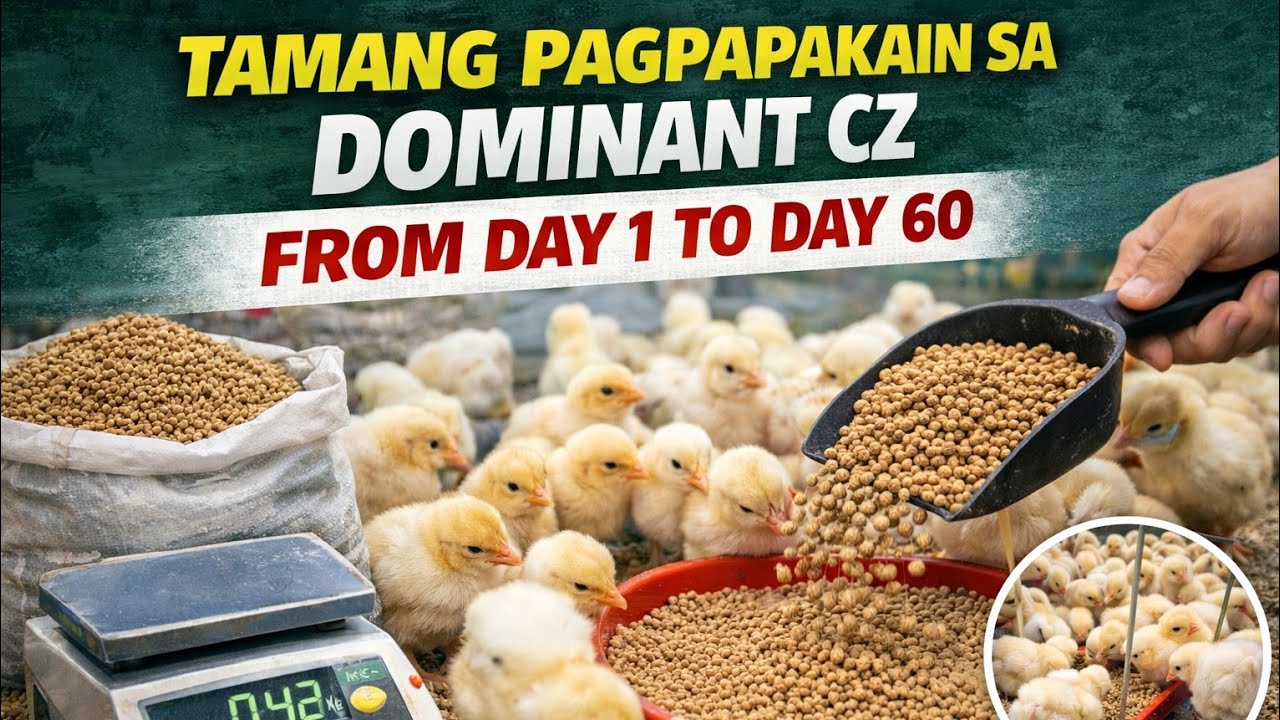 TAMANG PAG AALAGA NG SISIW(FEEDING GUIDE) FOR DOMINANT CZ