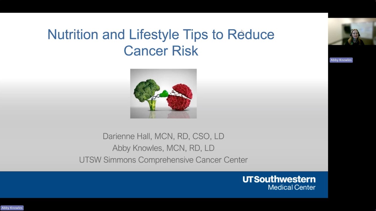 Nutrition and Lifestyle Tips to Reduce Cancer Risk