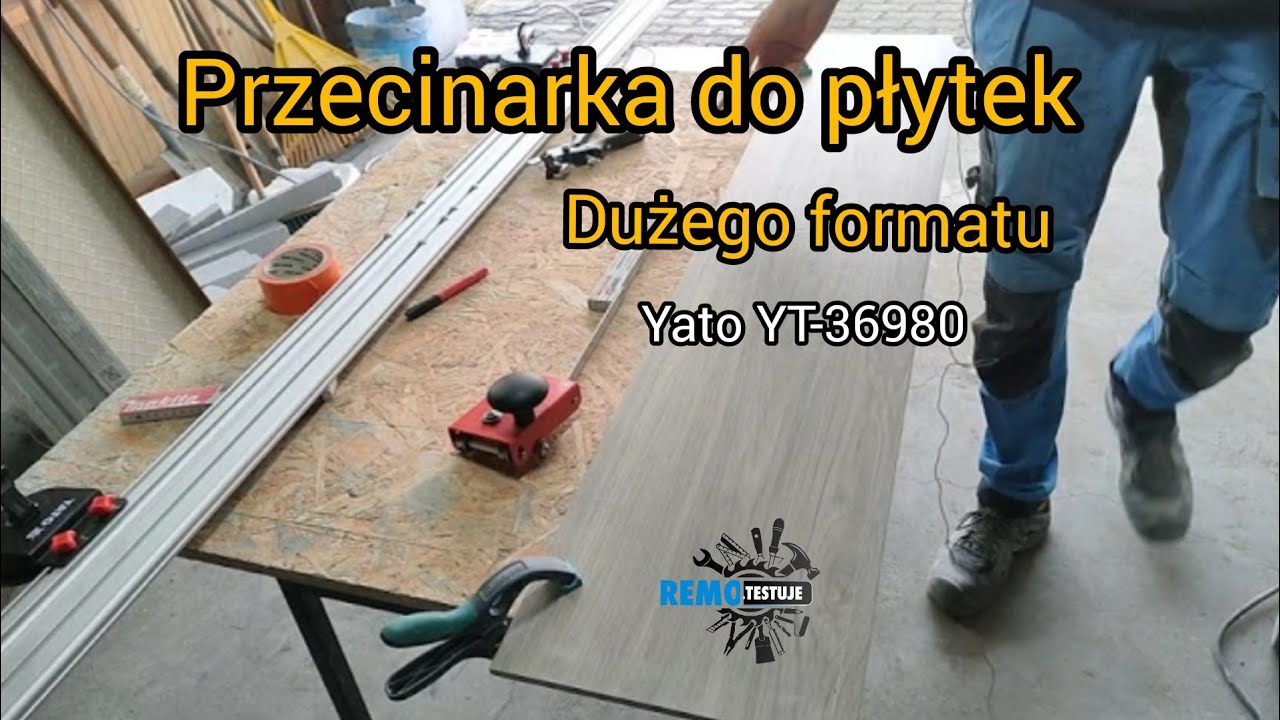 Przecinarka do płytek dużego formatu Yato YT-36980 #remotestuje #yato #testingtools
